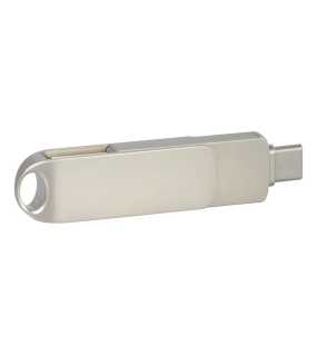 USB flash pamäť 2.0 > strieborná > 32GB