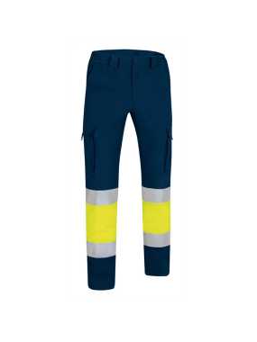 Pánske nohavice (RIGEL) > žltá (neon) / modrá (orion navy) > 3XL