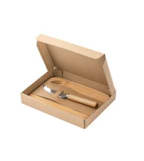 Sada s doskou a nožom na syr > prírodná