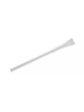 Papierové guľôčkové pero > biela