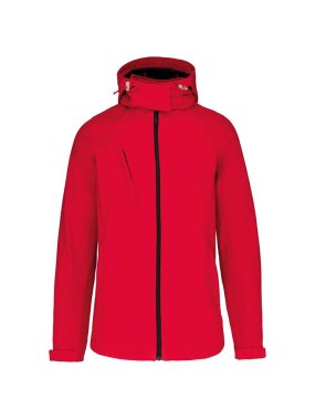Dámska softshell bunda (KARIBAN LADIES HOODED SOFTSHELL JACKET) > červená > 3XL
