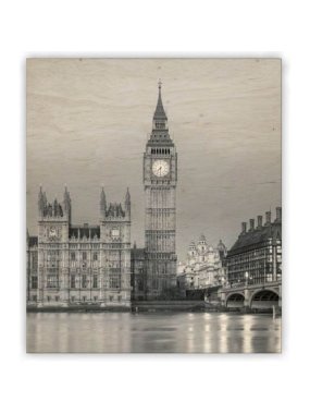 Drevený obraz (Big Ben 2026) - 45 x 52 cm