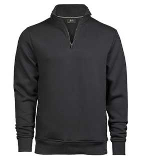 Unisex mikina (Tee Jays Half Zip Sweatshirt) > šedá (dark) > L