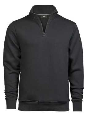 Unisex mikina (Tee Jays Half Zip Sweatshirt) > šedá (dark) > 3XL