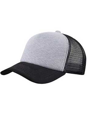 5 panelová šiltovka > čierna / šedá