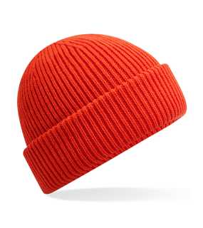 Unisex čiapka (Beechfield Wind Resistant Breathable Elements Beanie) > červená (fire)