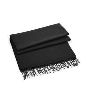 Unisex šál (Beechfield Classic Woven Scarf) > čierna > 186X47 CM