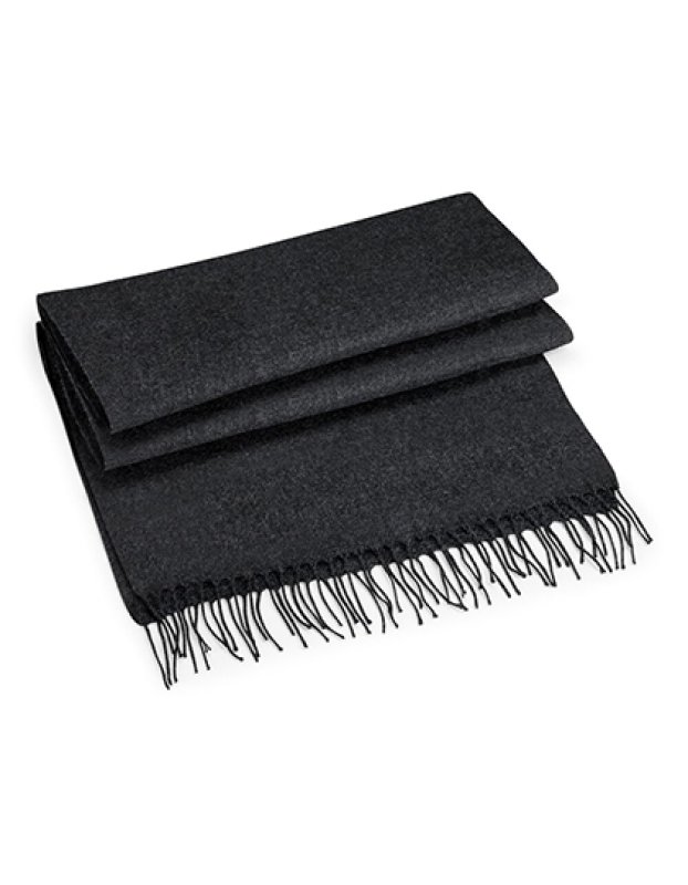 Unisex šál (Beechfield Classic Woven Scarf) > šedá (charcoal) > 186X47 CM
