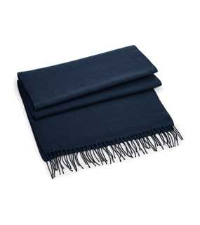 Unisex šál (Beechfield Classic Woven Scarf) > modrá (french navy) > 186X47 CM