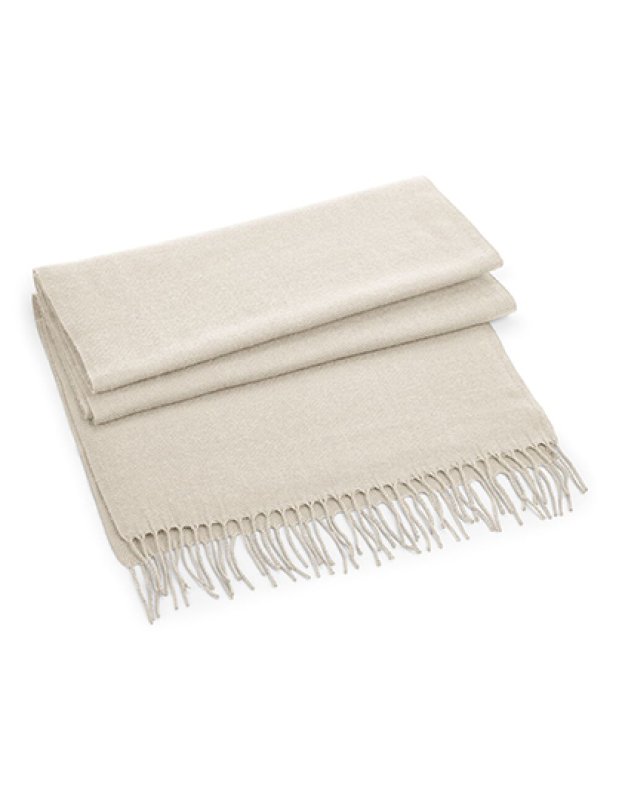 Unisex šál (Beechfield Classic Woven Scarf) > béžová (almond) > 186X47 CM