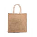 Taška (KIMOOD JUTE CANVAS TOTE SHOPPING BAG - LARGE) > prírodná (natural) / zlatá