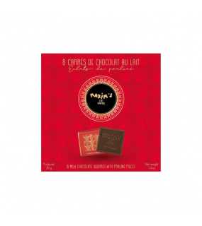 Gift-pack 8 milk chocolate squares 39 g Maxim’s