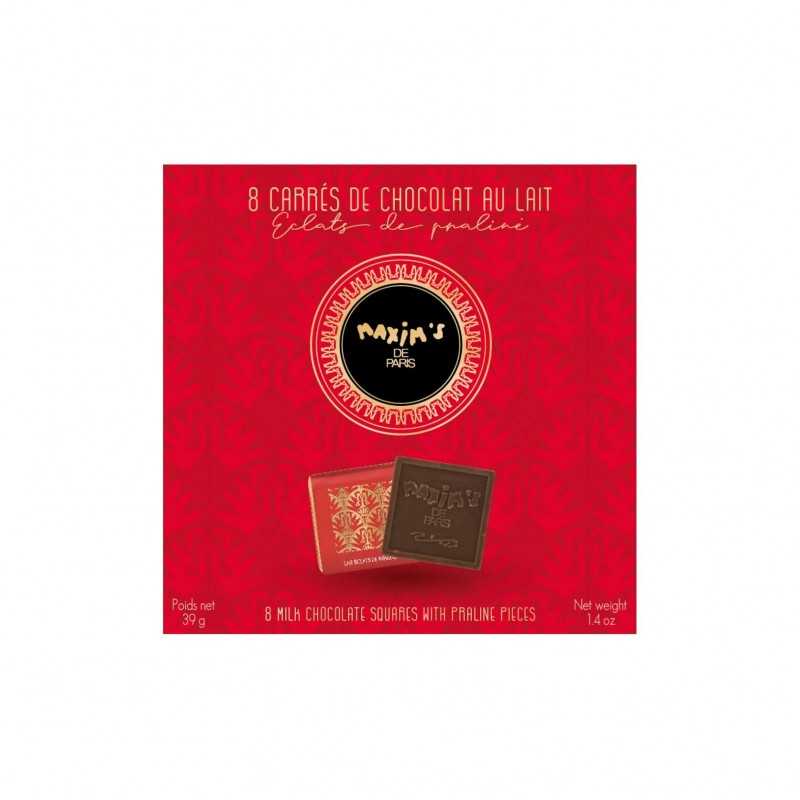 Gift-pack 8 milk chocolate squares 39 g Maxim’s