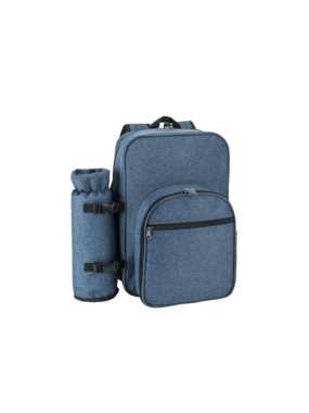 Piknikový chladiaci batoh z recyklovaného polyesteru s vysokou hustotou > modrá