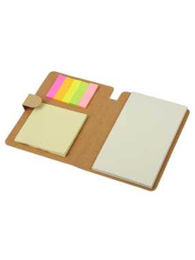 Sada lepiacich papierikov a poznámkový blok > béžová