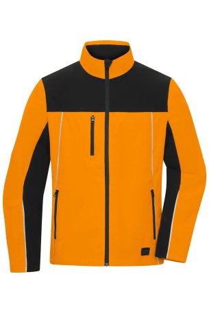 Pánska bunda (DAIBER Signal-Workwear Jacket) > oranžová (neon) / čierna > L