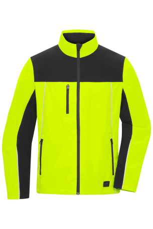 Pánska bunda (DAIBER Signal-Workwear Jacket) > žltá (neon) / čierna > XS