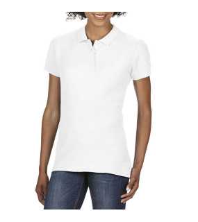 Dámska polokošeľa(GILDAN SOFTSTYLE® LADIES' DOUBLE PIQUÉ POLO) > biela > XL