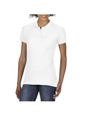 Dámska polokošeľa(GILDAN SOFTSTYLE® LADIES' DOUBLE PIQUÉ POLO) > biela > XL