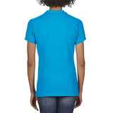 Dámska polokošeľa(GILDAN SOFTSTYLE® LADIES' DOUBLE PIQUÉ POLO)>modrá (sapphire)>S