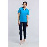 Dámska polokošeľa(GILDAN SOFTSTYLE® LADIES' DOUBLE PIQUÉ POLO)>modrá (sapphire)>S