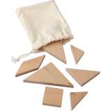 Drevené tangram puzzle > hnedá