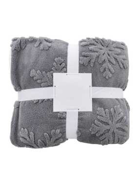 RPET vianočná deka > šedá