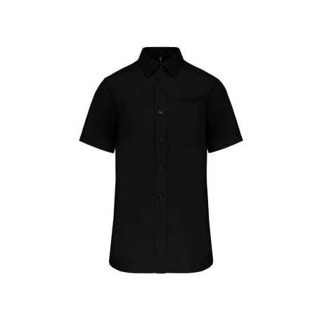 Pánska košeľa (KARIBAN MENS SHORT SLEEVE SHIRT) > čierna > 2XL