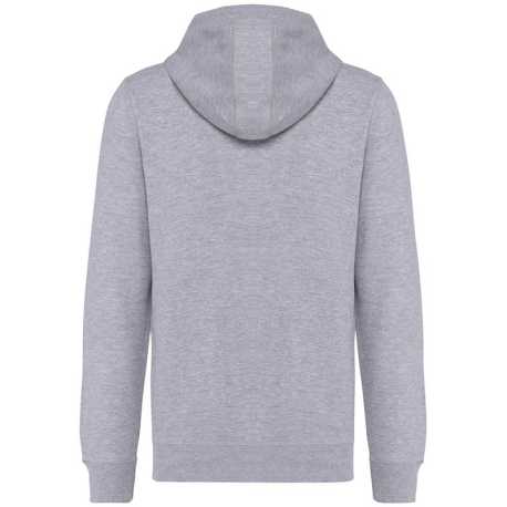 Unisex mikina (UNISEX ECO-FRIENDLY FRENCH TERRY ZIPPED HOODED SWEATSHIRT)>šedá (oxford)>S