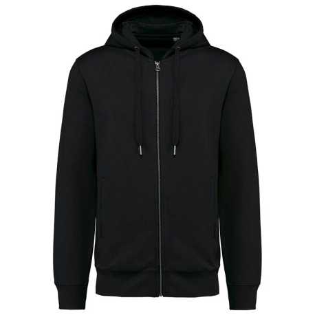 Unisex mikina (UNISEX ECO-FRIENDLY FRENCH TERRY ZIPPED HOODED SWEATSHIRT) > čierna > 2XL