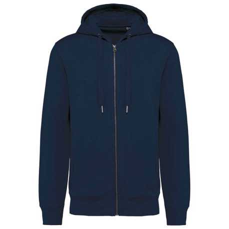 Unisex mikina (UNISEX ECO-FRIENDLY FRENCH TERRY ZIPPED HOODED SWEATSHIRT)>modrá (navy)>2XL