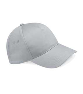 5 panelová unisex šiltovka (Beechfield Ultimate 5 Panel Cap) > šedá (light)