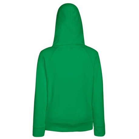 Dámska mikina (Fruit of the Loom-LF LW HOODED SWEAT) > zelená (kelly) > 2XL