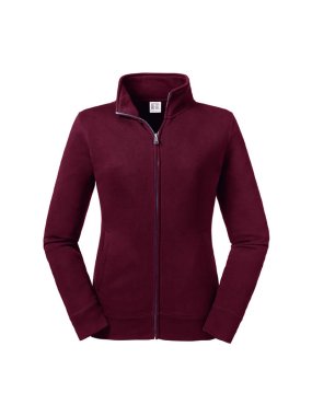 Dámska mikina (RUSSELL Ladies' Authentic Sweat Jacket)>červená(burgundy)>XL
