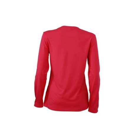 Dámske tričko (DAIBER Ladies' Stretch Shirt Long-Sleeved) > ružová > S