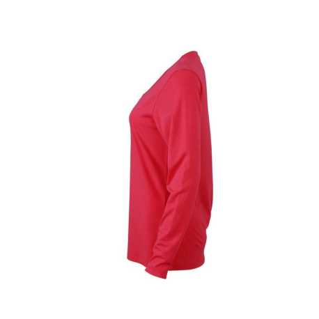 Dámske tričko (DAIBER Ladies' Stretch Shirt Long-Sleeved) > ružová > S