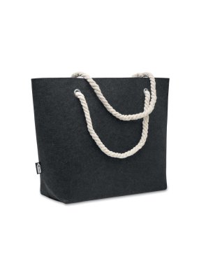 Plážová taška z plsti RPET > šedá (dark)