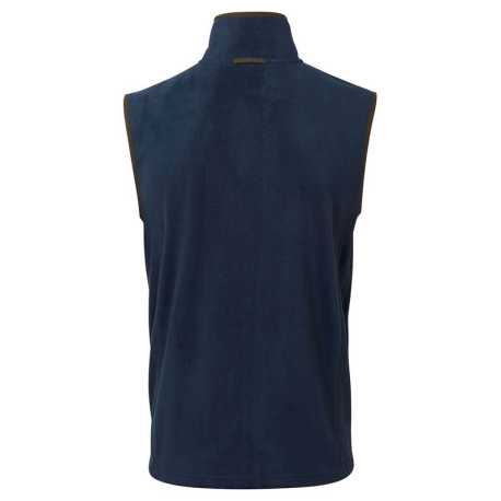 Pánska vesta (Premier MEN'S 'ARTISAN' FLEECE GILET) > modrá (navy) / hnedá > 2XL