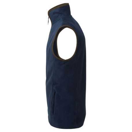 Pánska vesta (Premier MEN'S 'ARTISAN' FLEECE GILET) > modrá (navy) / hnedá > 2XL