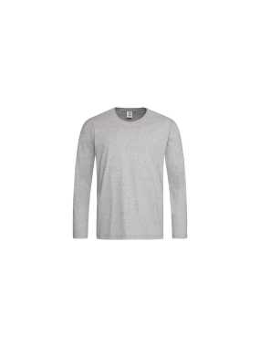 Pánske tričko(Classic-T Long Sleeve STEDMAN) > šedá (heather) > 3XL