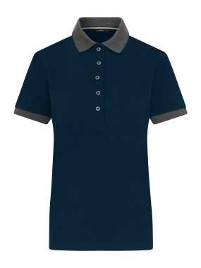Dámska polokošeľa (JN Ladies' Polo) > modrá (navy) / šedá (anthracite melange) > XL