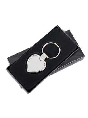 Kovový prívesok na kľúče > strieborná