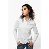 Dámska polokošeľa ( Kariban Ladies Long Sleeve Pique Polo Shirt )>zelená (kelly)>3XL