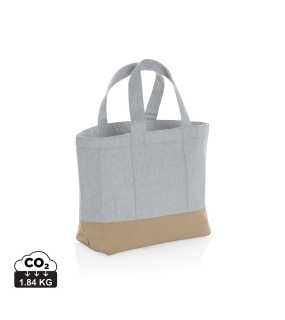 Nefarbená chladiaca taška Impact z 285g recykl. canvas AWARE > šedá