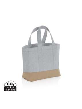 Nefarbená chladiaca taška Impact z 285g recykl. canvas AWARE > šedá