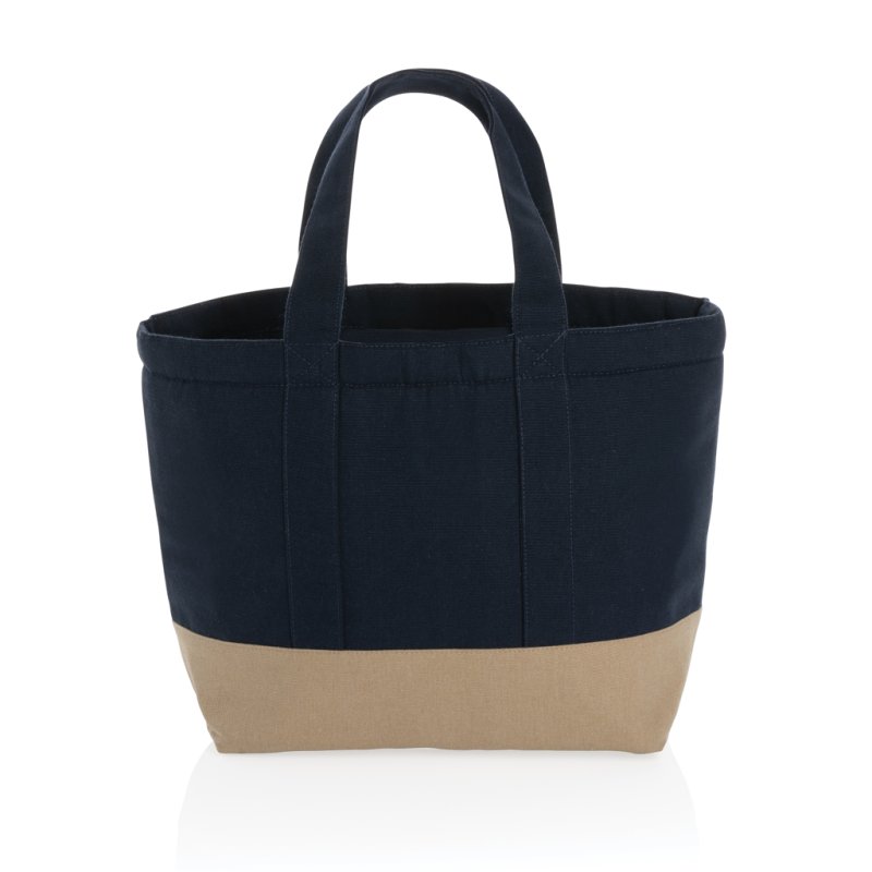 Nefarbená chladiaca taška Impact z 285g recykl. canvas AWARE > modrá (navy)