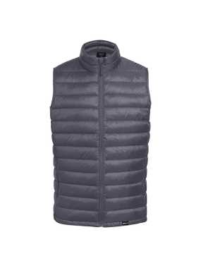 RPET zateplená vesta > šedá > L