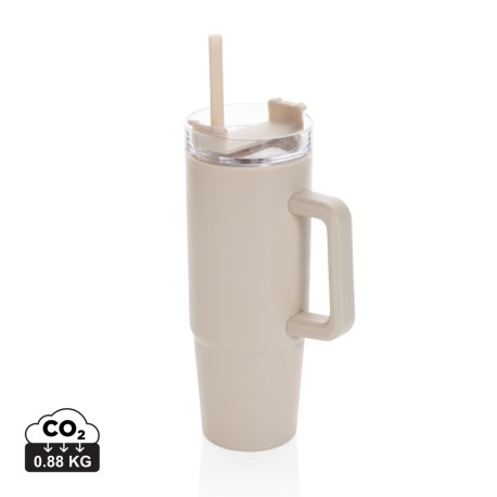 Termohrnček s madlom Tana 900ml z RCS plastu > béžová