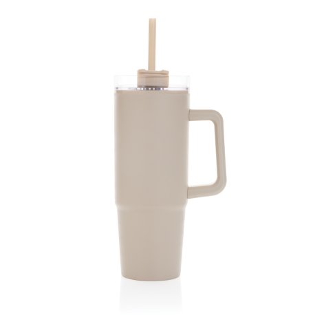 Termohrnček s madlom Tana 900ml z RCS plastu > béžová