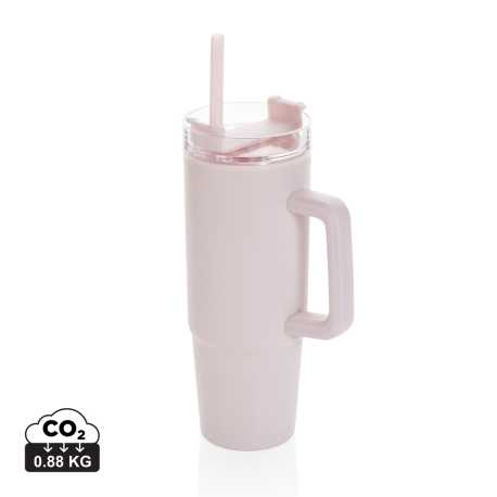 Termohrnček s madlom Tana 900ml z RCS plastu > ružová